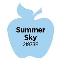 Apple Barrel повеќе површински акрилна занаетчиска боја, сатенски финиш, летно небо, Флорит Оз