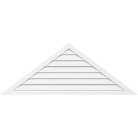 72 W 21 H Триаголник Површински монтирање ПВЦ Гејбл Вентилак: Нефункционално, W 2 W 1-1 2 P BRICKMOLD FREM