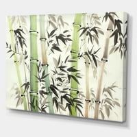 Шума од бамбус гранки II сликарство платно уметничко печатење