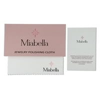 Miabella Women 2- Carat T.G.W. Перница со сино небо сина топаз и дијамант акцент 10kt розово злато коктел прстен