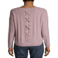 Џемпер од розов розов џемпер за бод.