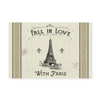 Трговска марка ликовна уметност „Париз Фармхаус I“ платно уметност од студиото Пела