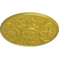 33 OD 3 4 P Версајски тавански медалјон, богато злато со рачно насликани
