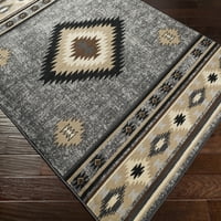 Уметнички ткајачи Парамаунт Југозападна област килим, јаглен, 2'2 7'7