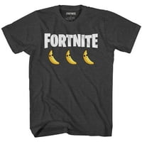Момци на Fortnite 8- Peely едноставна графичка маица со краток ракав