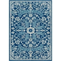 Уметнички ткајачи Харпут Медалјон област килим, темно сина боја, 2 '3'