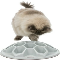 Бавна фидер кошница XXL, чинија со мачки, чинија за храна за мачки, сад за хранење со миленичиња