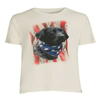 Машка Американа Америка САД 4-ти јули, графичка кошула со краток ракав, големини S-3XL
