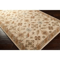 Уметнички ткајачи Epictus Brown Tan Trational 6 '9 ’килим во областа