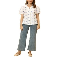 Уникатни поволни цени за женски јака од кратка кошула со кратки ракави