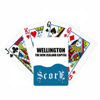 Велингтон На Нов Зеланд Капитал Резултат Покер Играње Карти Инде Игра