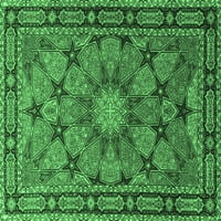 Ахгли Компанија Внатрешен Правоаголник Персиски Смарагд Зелен Традиционален Простор Килими, 7' 10'